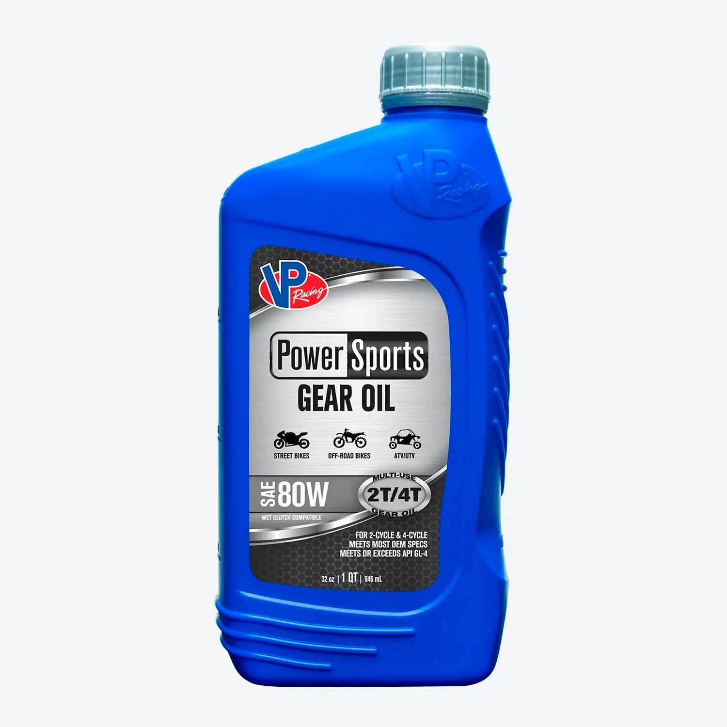 VP Racing 2946 80W SAE GL-4 Powersports Gear Oil, 1 Quart