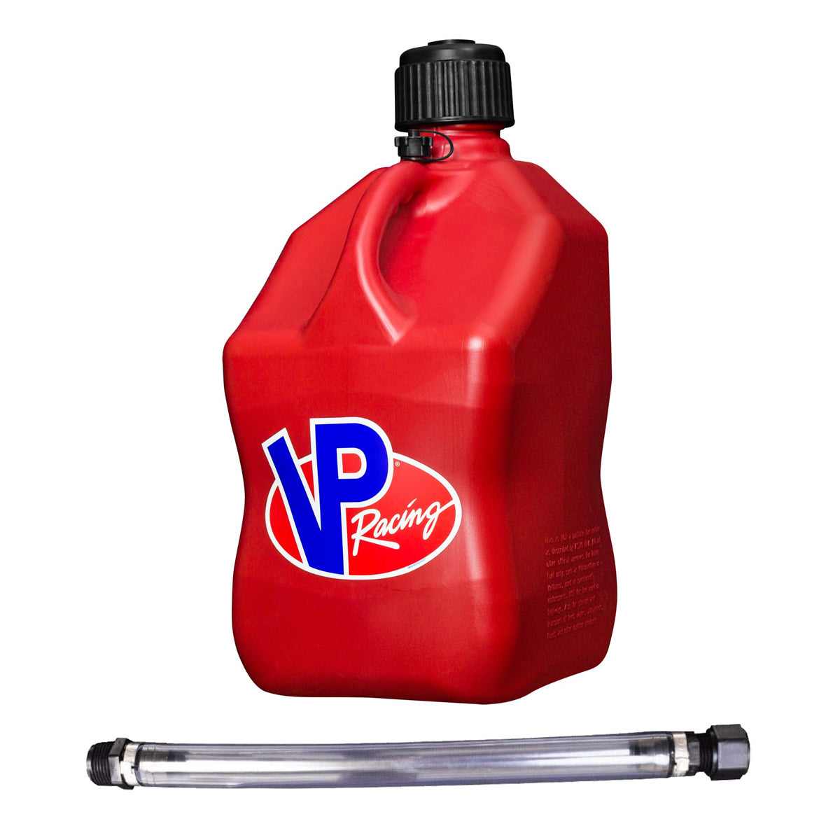 VP Racing Motorsports 5.5-Gallon Red Square Utility Jug with Filler Hose, 3516-CA