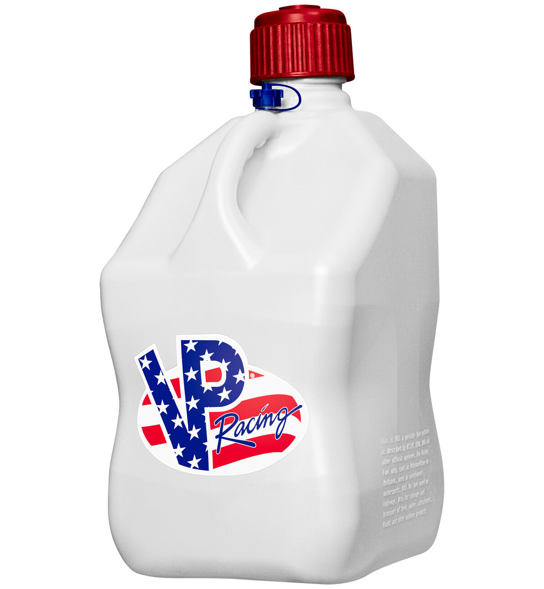 VP Racing 35221-CA Motorsports 5.5 Gallon Patriotic Square Utility Jug