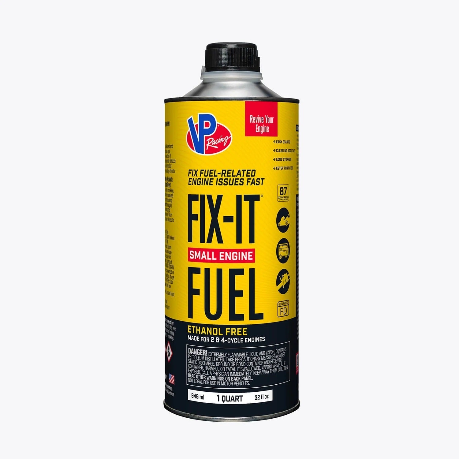 VP Racing Fix-It Fuel 6635 50:1 Premixed 2-Cycle Fuel, 1 Quart Can