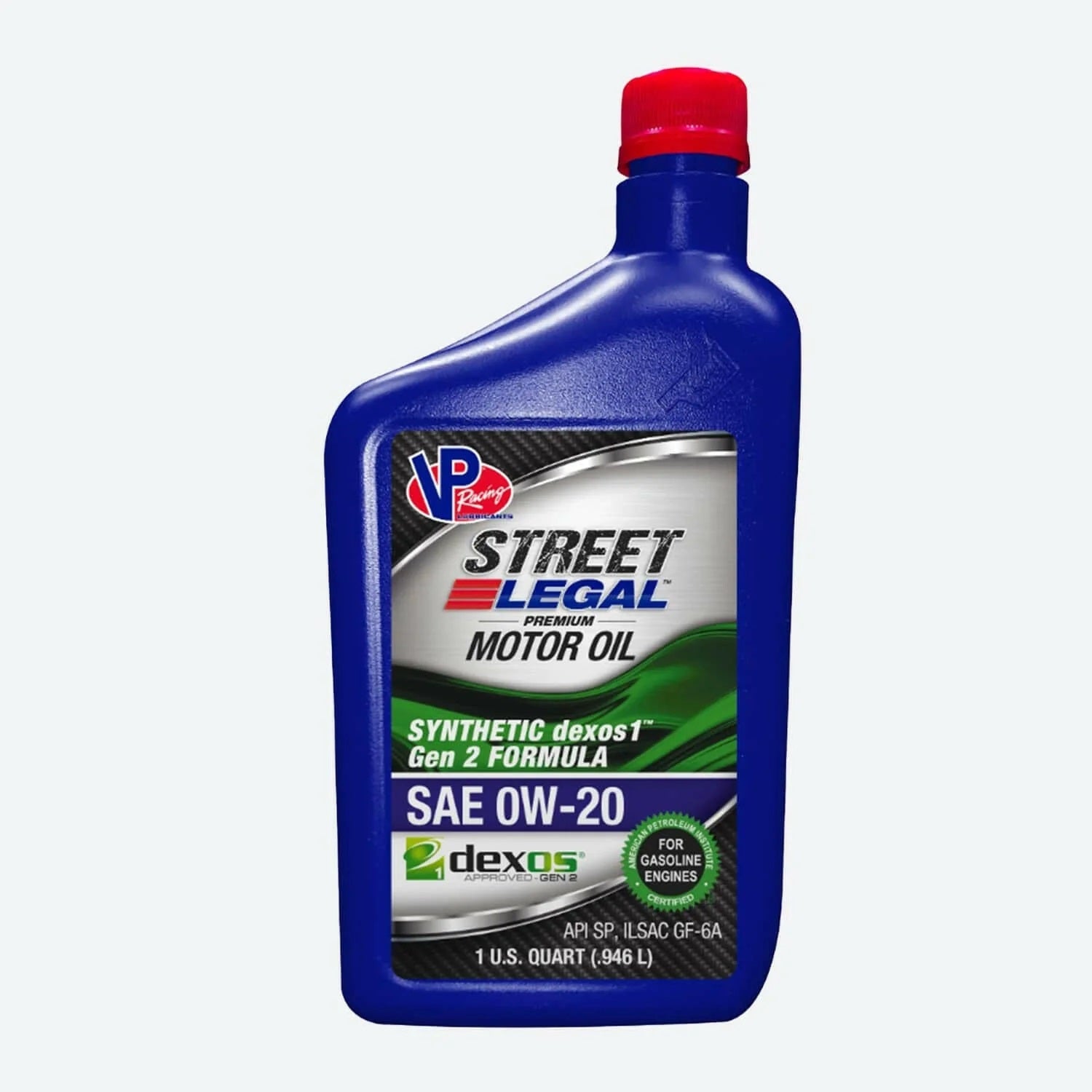 VP Racing VP3902543 0W-20 Synthetic Street Legal Motor Oil, 1 Quart