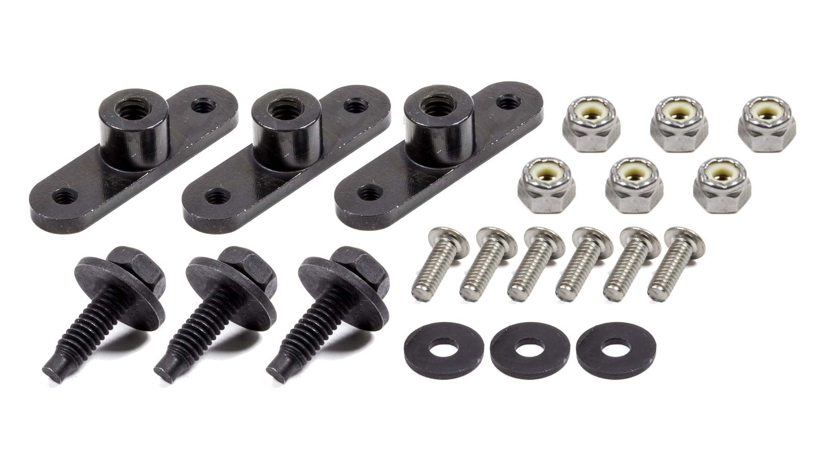 Wehrs Mud Cover Conversion Plates 1/4-20 Steel 3pk Wheel Mud Covers and Components WM377S-3