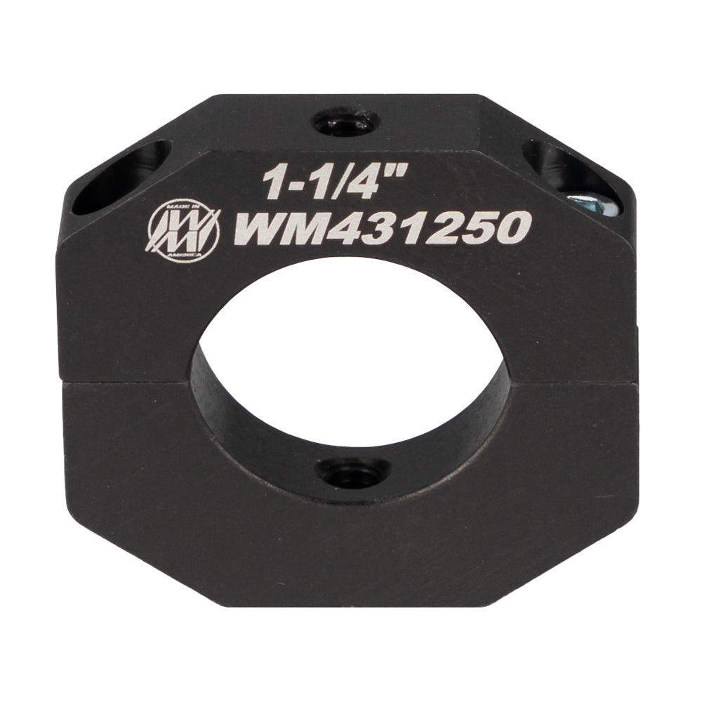 Wehrs Accessory Clamp 1-1/4 in Aluminum 1/4-20 Holes Roll Bar Clamps WM431250
