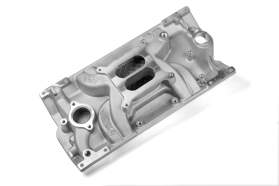 Weiand 8121 Street Warrior Intake Manifold for Small Block Chevy Vortec