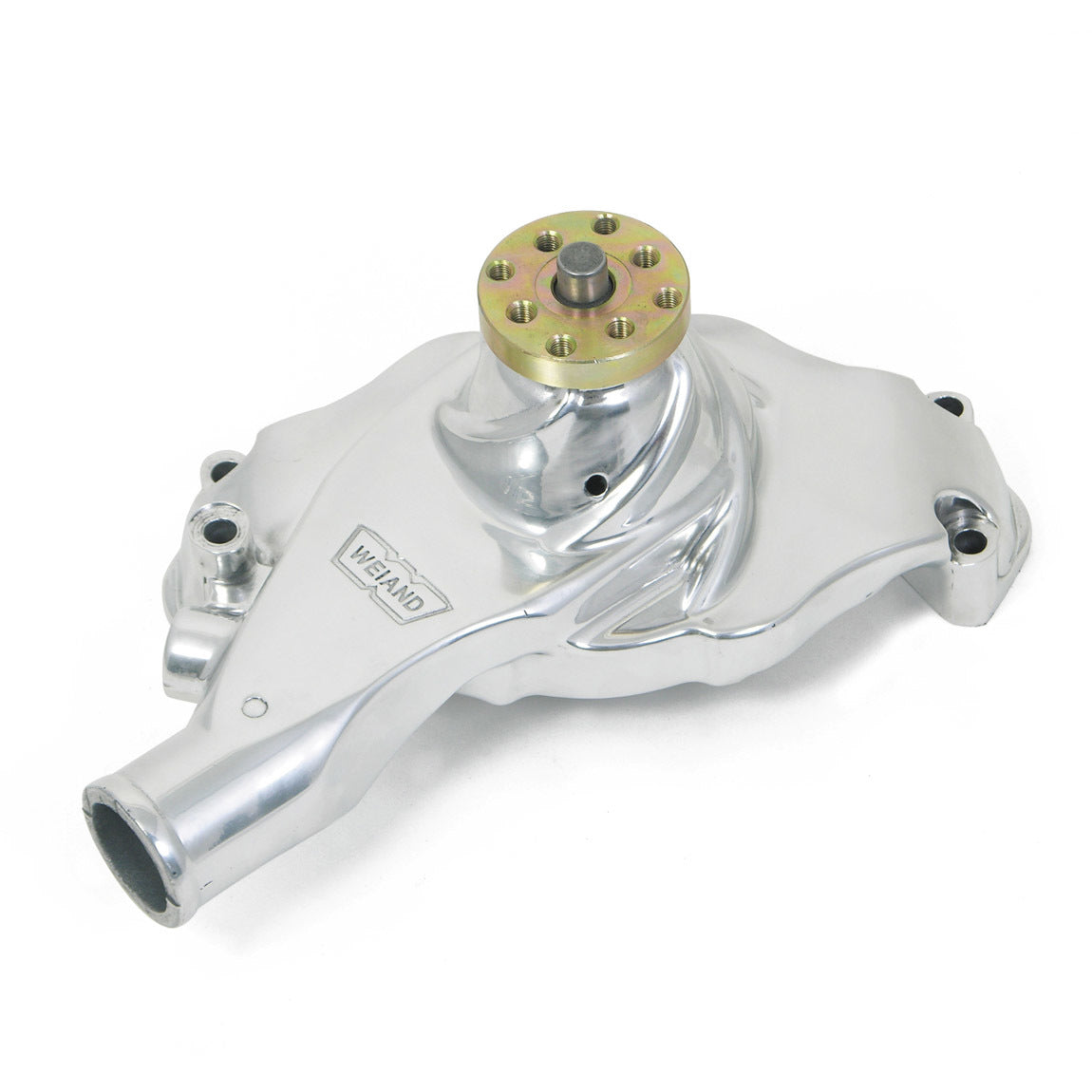 Weiand 9212P Action Plus Mechanical Water Pump for Big Block Chevy, Short Design, Polished Aluminum