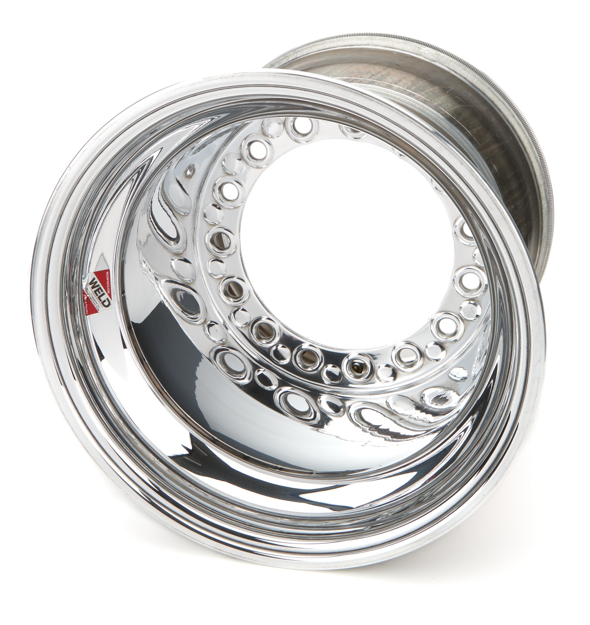 WELD Racing 559-5435 Wide 5 XL 15 x 14 in. Polished Aluminum Wheel with Inner Beadlock