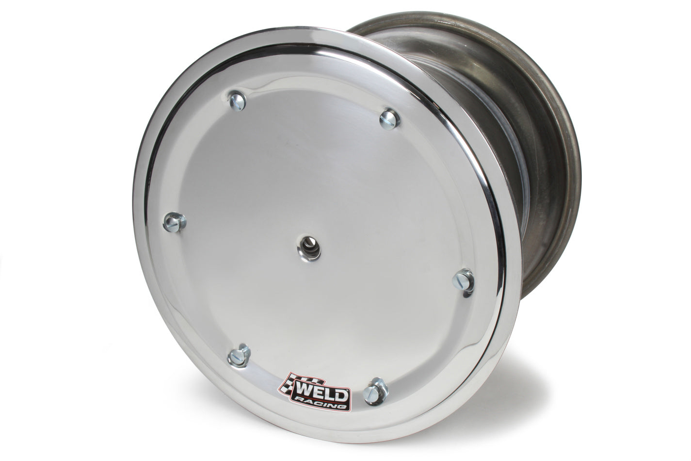 WELD Racing 559-5456-6 Wide 5 XL Beadlock Wheel, 15 x 14 Inch, 6 Inch Backspacing, Polished Aluminum