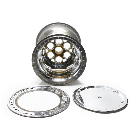 WELD Racing Magnum Sprint 15 x 17-Inch 42-Spline Beadlock Wheel, 5-Inch Backspace, Part Number 735-51755-6