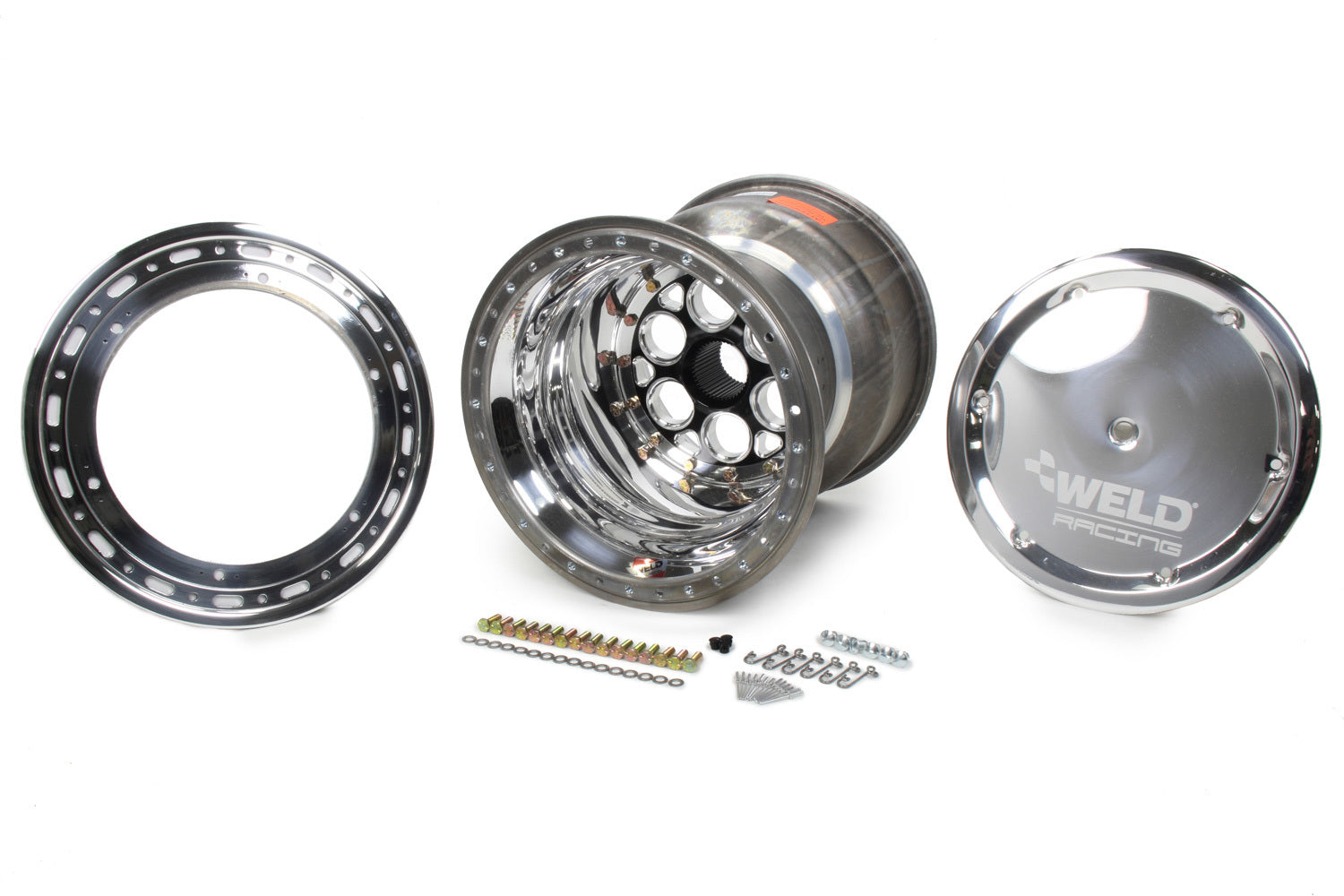 WELD Racing Magnum Sprint 15 x 18 in Wheel, 7 in Backspace, 42-Spline Beadlock, Part Number 735B-51857-6