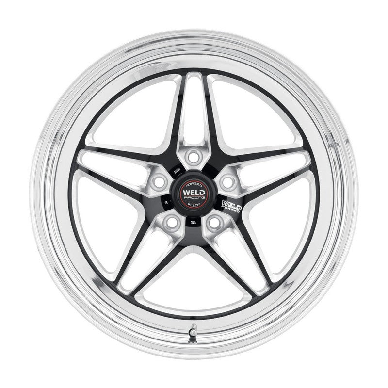 Weld Racing RT-S S81 Series 17 x 10-Inch Aluminum Wheel, 5 x 5-Inch Bolt Pattern, 7.2-Inch Backspacing, Part Number 81HB7100C72A