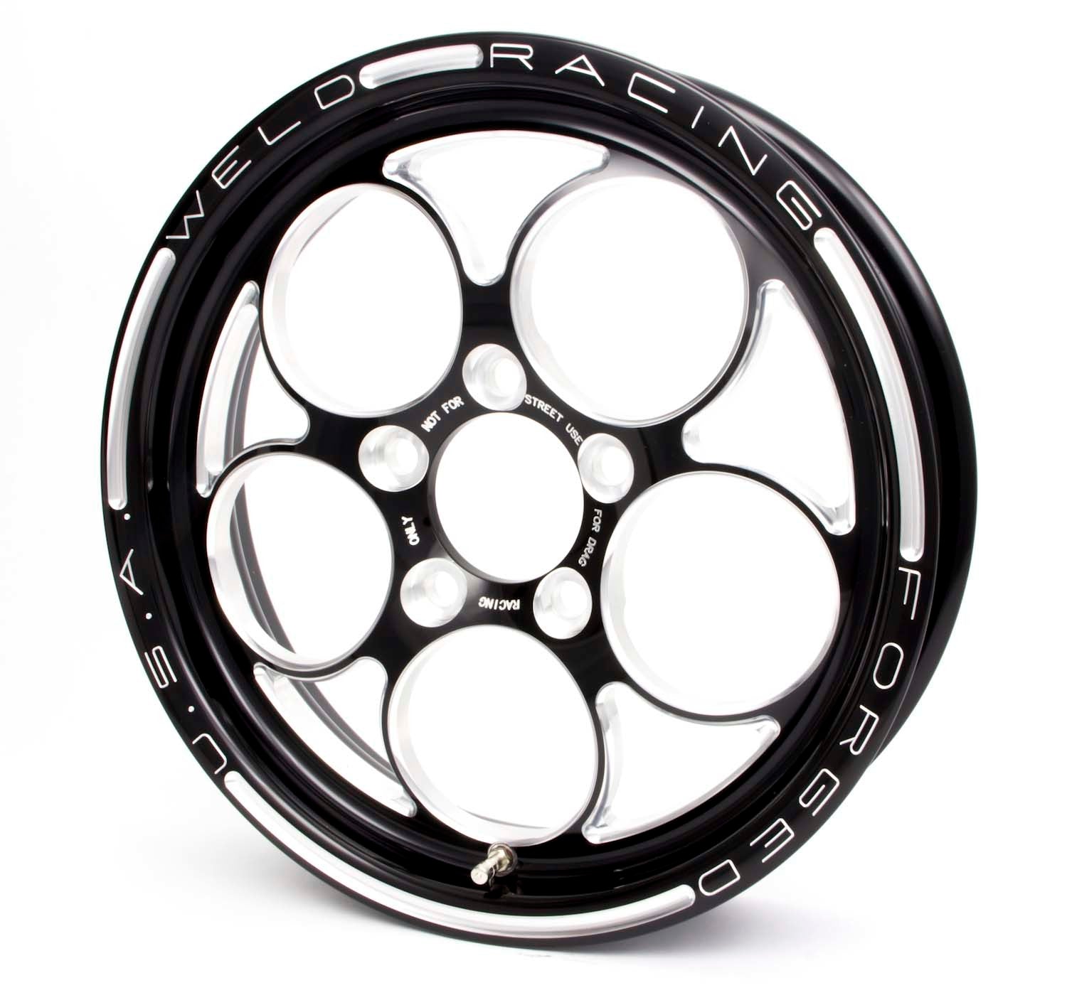 WELD Racing Magnum PRO 86B-15202 15 x 3.5-Inch 1-Piece Aluminum Wheel, 5 x 4.5-Inch Bolt Pattern, 2.25-Inch Backspacing, Black Anodized
