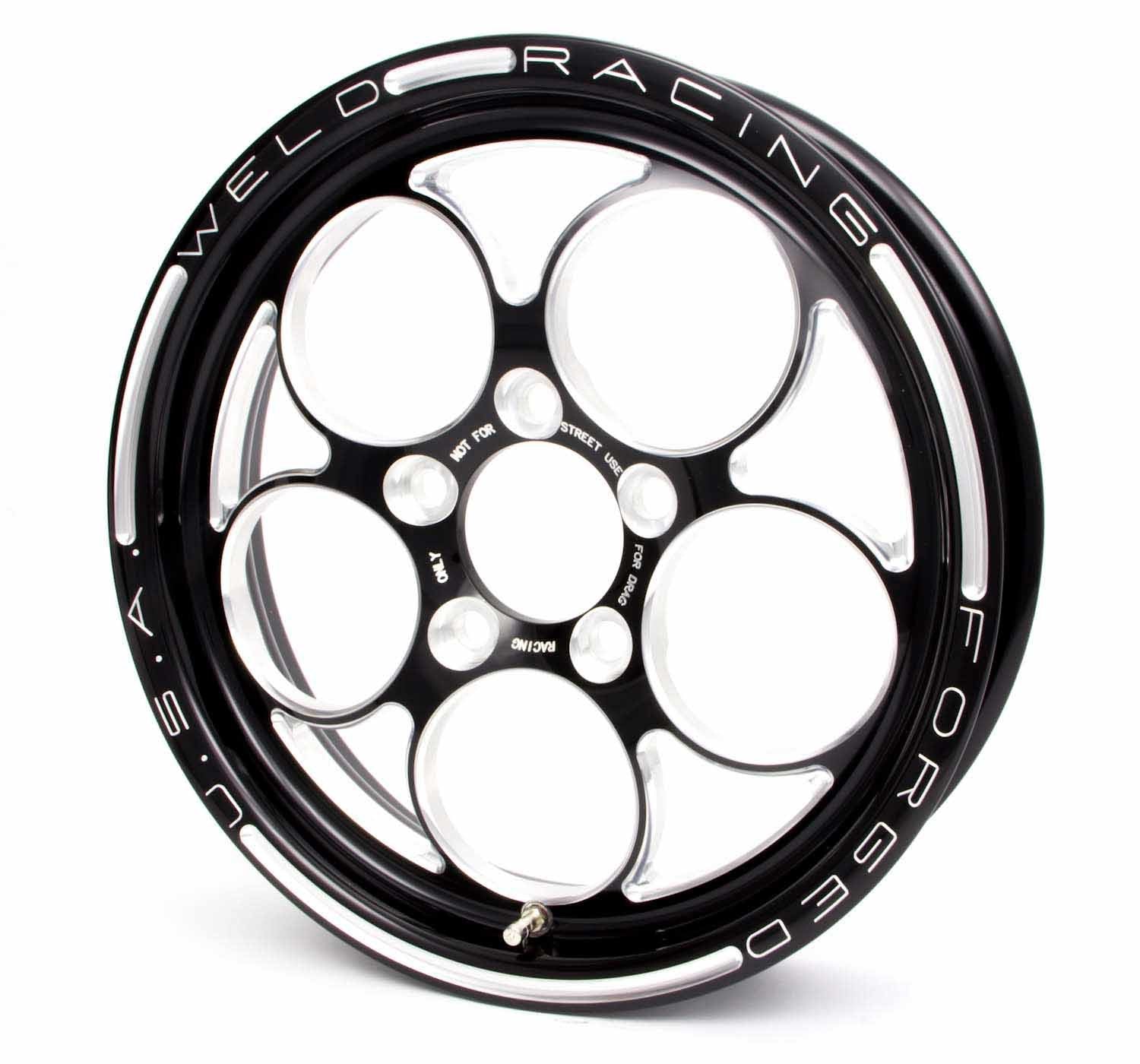 WELD Racing Magnum PRO 86B-15274 15 x 3.5-Inch 1-Piece Wheel, 5 x 4.75-Inch Bolt Pattern, 1.75-Inch Backspace, Black Anodized
