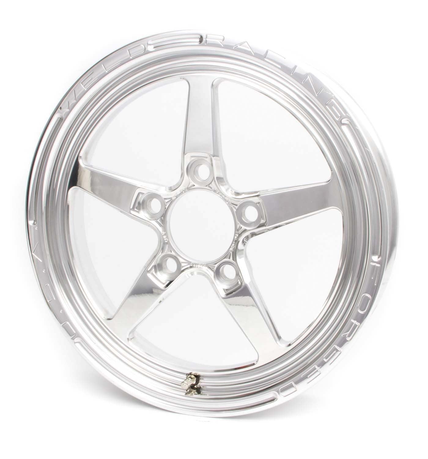 Weld Racing AlumaStar Frontrunner 88-1704204 17 x 4.5 in Polished Aluminum Wheel, 5 x 4.5 in Bolt Pattern