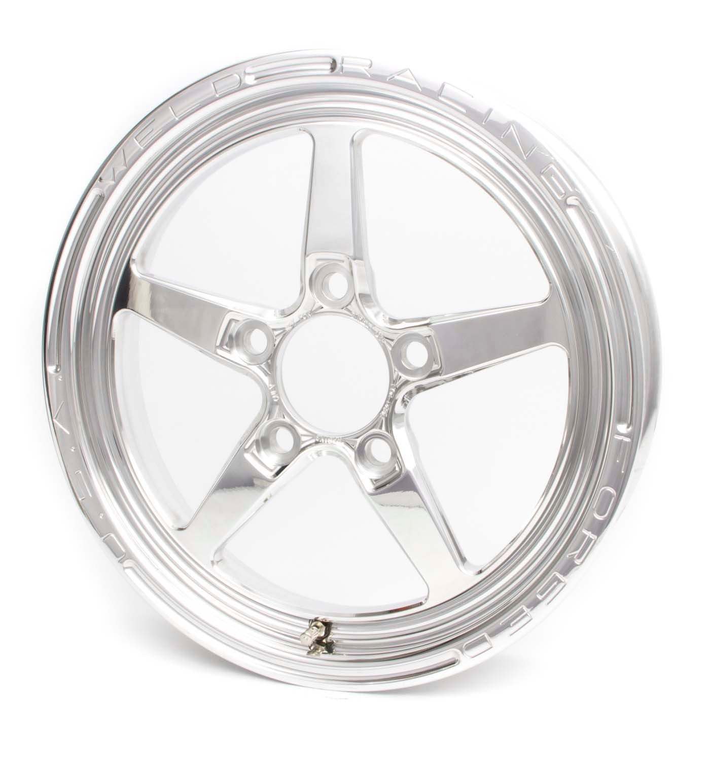 WELD Racing Alumastar Frontrunner 17 x 4.5-Inch Polished Aluminum Wheel, 5 x 4.75-Inch Bolt Pattern, 2.25-Inch Backspacing, Part Number 88-1704274