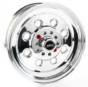 WELD Racing Draglite 90-55346 15 x 5-Inch Polished Aluminum Wheel, 5 x 4.50/4.75-Inch Bolt Pattern