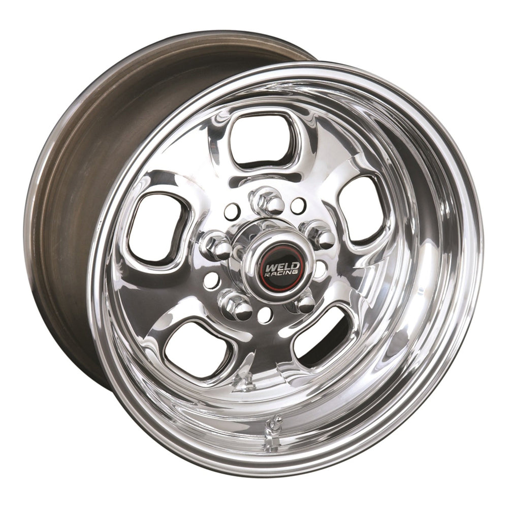 WELD Racing Rodlite 93-510350 15 x 10 in Polished Aluminum Wheel, 5.5 in Backspacing