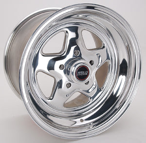 WELD Racing Prostar Wheel 96-510212, 15 x 10 in, 5 x 4.5 in Bolt Pattern, Polished Aluminum