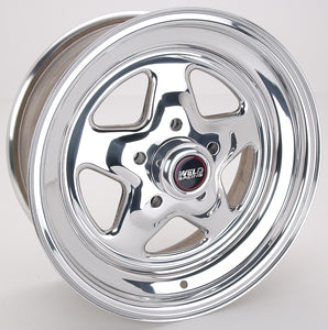 WELD Racing Prostar Wheel 96-57208, 15 x 7 in, 5 x 4.50 in Bolt Pattern, Polished Aluminum