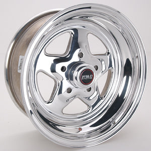 Weld Racing Prostar 15 x 7-Inch Polished Aluminum Wheel, 5 x 4.75-Inch Bolt Pattern, 3.5-Inch Backspacing, Part Number 96-57276