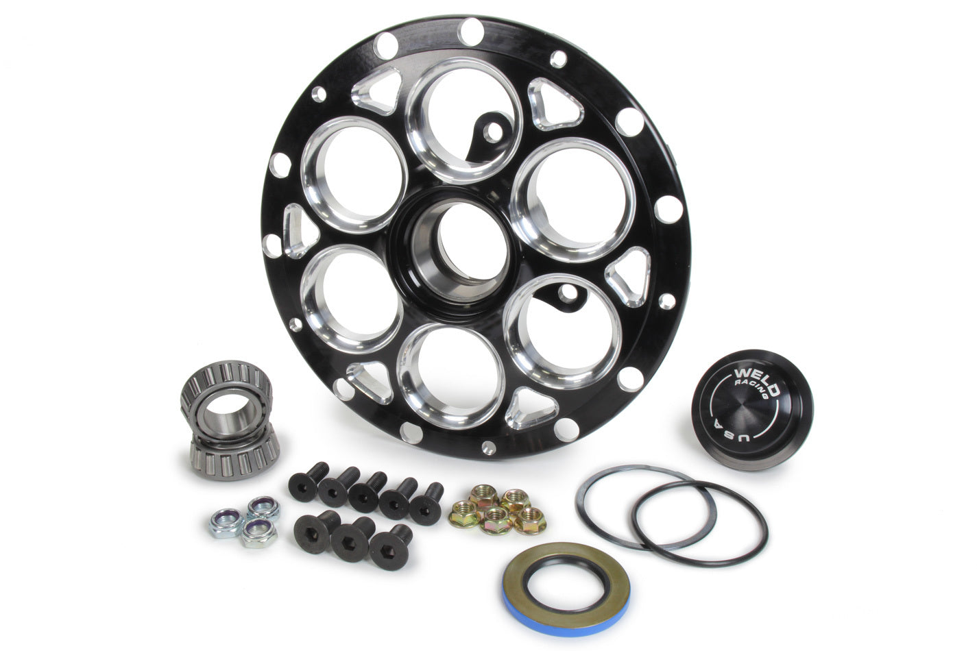 WELD Racing C8088B-LT Direct-Mount Front Wheel Hub, Driver Side, 3-Lug Rotor Mount