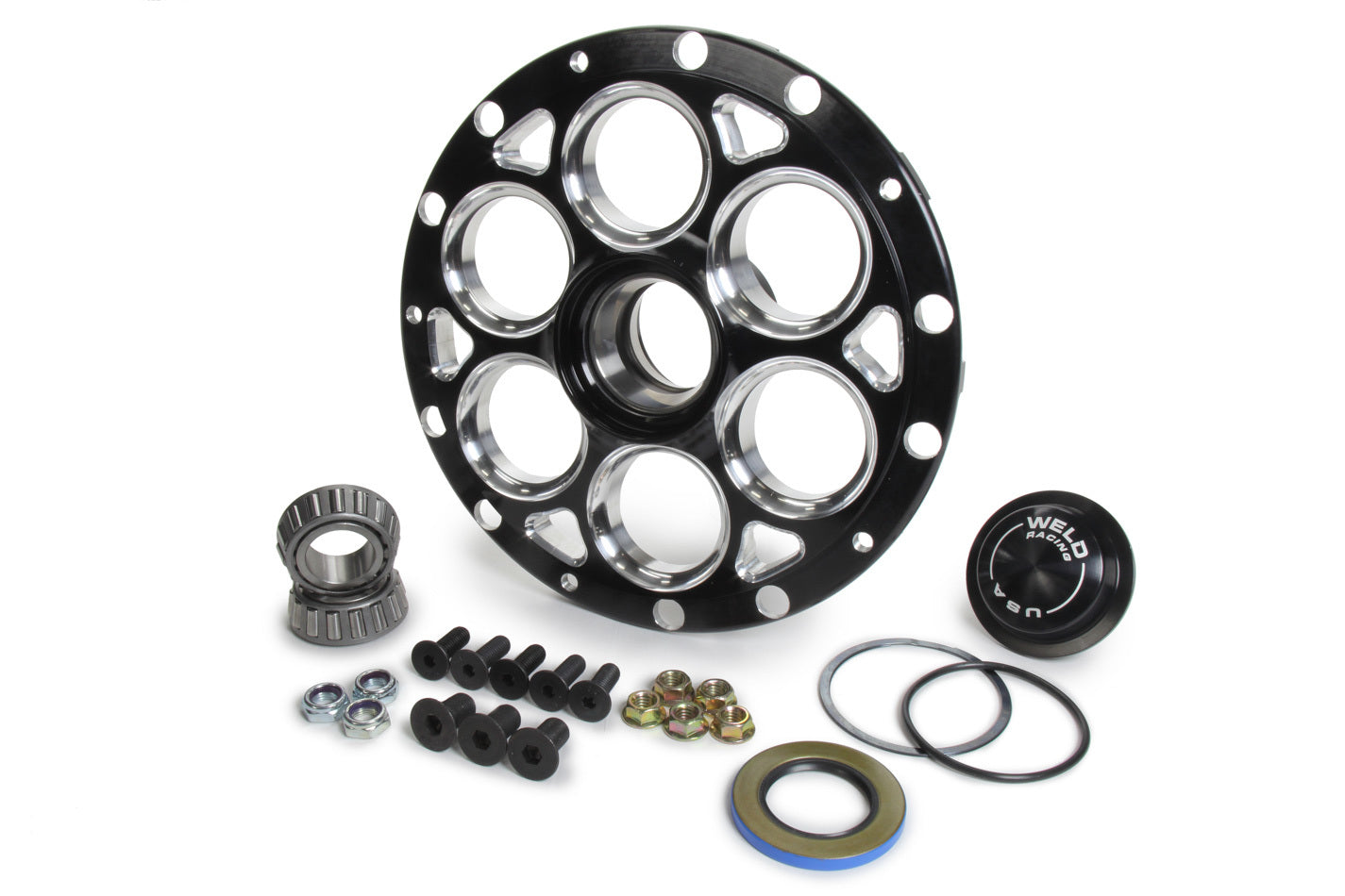 WELD Racing C8088B-RT Ultra Hub Front Passenger-Side Direct-Mount Hub, Black