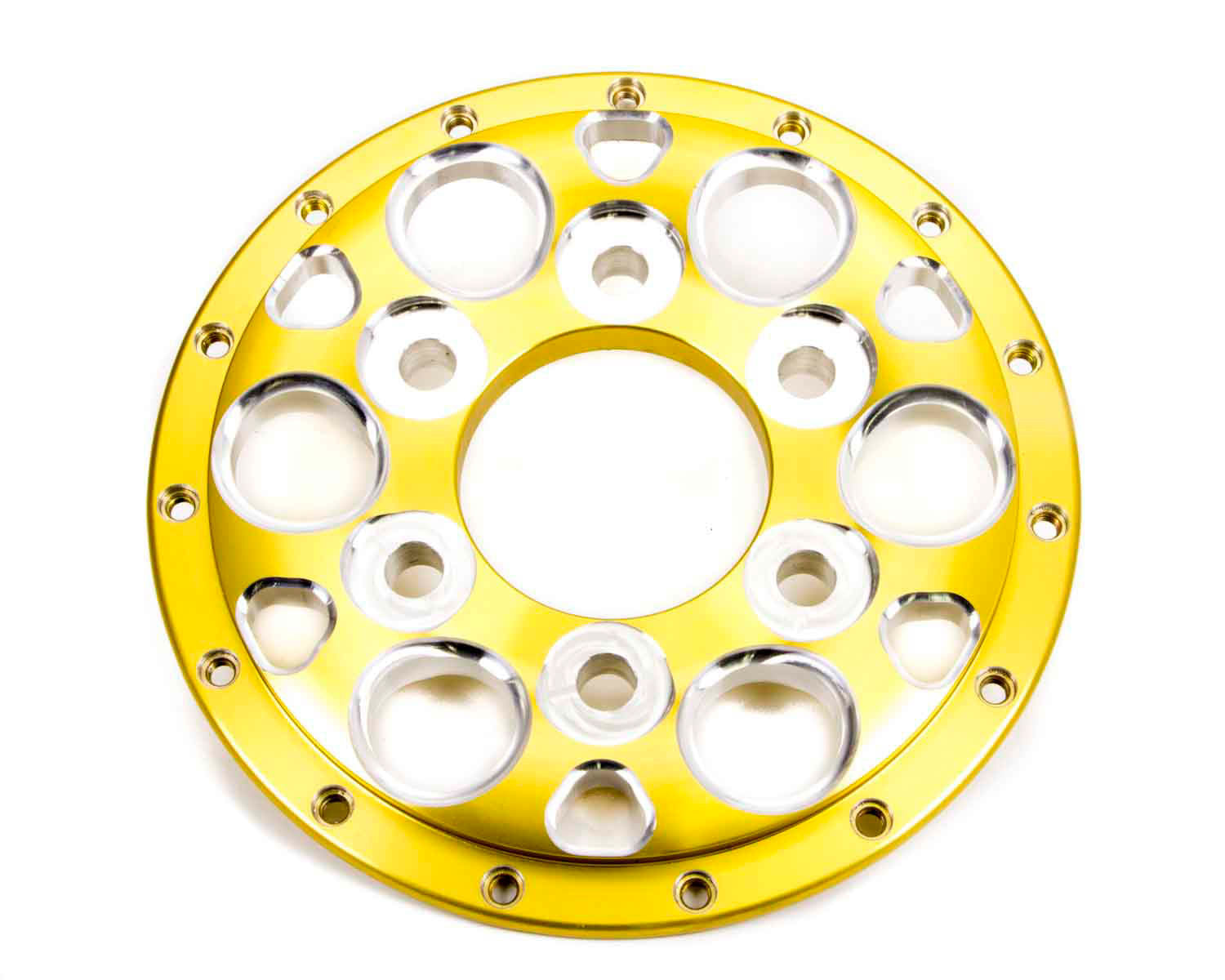 WELD Racing P613-7095 15-Inch Sprint Magnum 6-Pin Lug-Mount Wheel Center Section, Gold Anodized/Machined Aluminum
