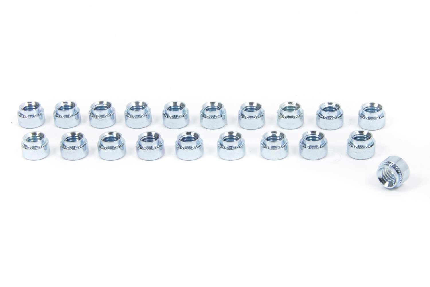WELD Racing P650-3018 Beadlock Swage Nuts, 5/16-28 in Thread, Aluminum, Set of 18