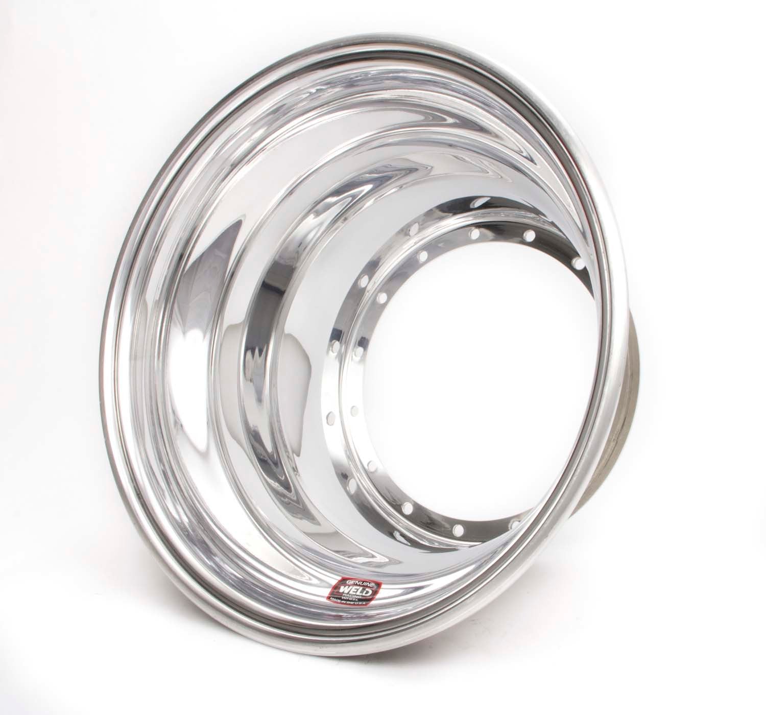 WELD Racing P857-5714 15 x 7.25-Inch Sprint Outer Wheel Half, Polished Aluminum