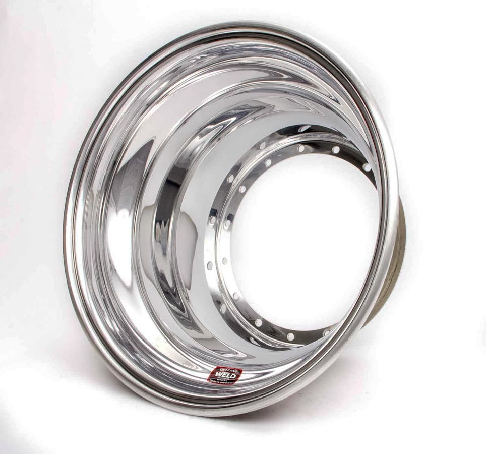 Weld Racing P857-5914 Outer Wheel Shell, 15 x 9.25 Inch, Polished Aluminum