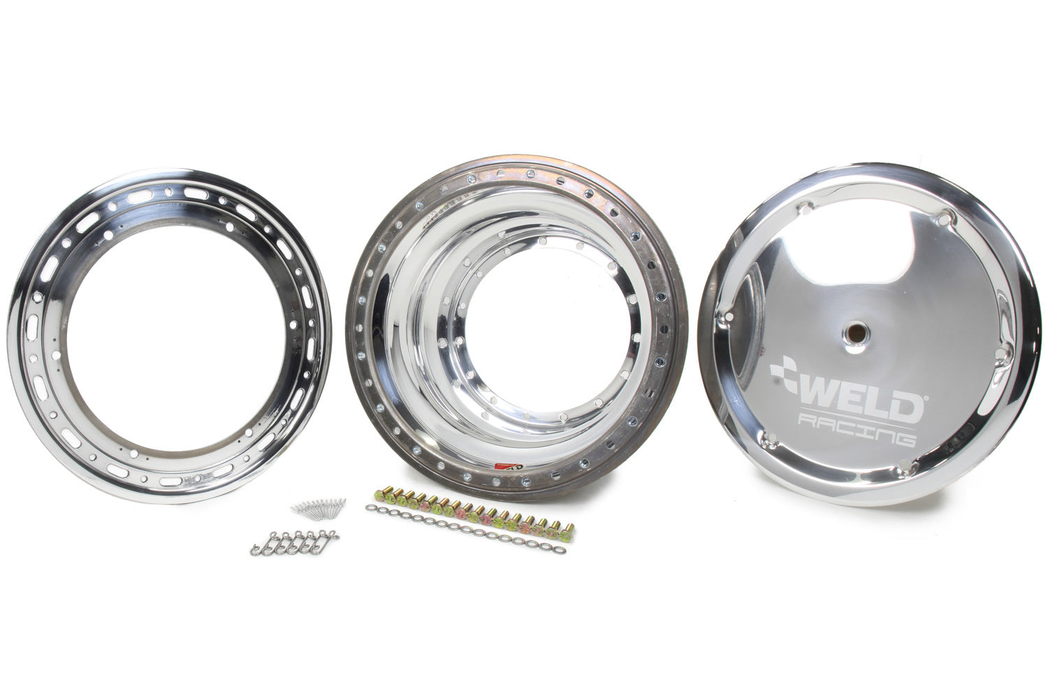 WELD Racing P857-5954-6 Outer Wheel Half, 15 x 9.25-Inch Beadlock with Cover