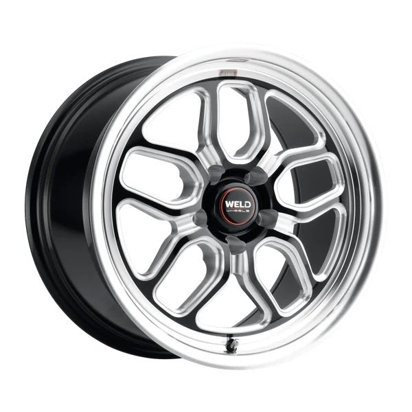 WELD Racing S15270022P42 17x10 Laguna Drag 5x120 ET42 Bs7.25 Gloss BLK MI