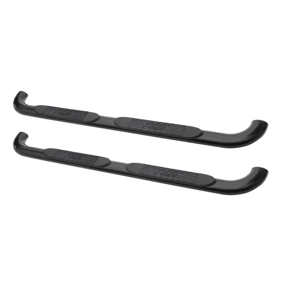 Westin Platinum 4-Inch Oval Step Bars with Mounting Kit, Black, 2019-2021 Ram 1500 Quad Cab, Part Number 21-4095