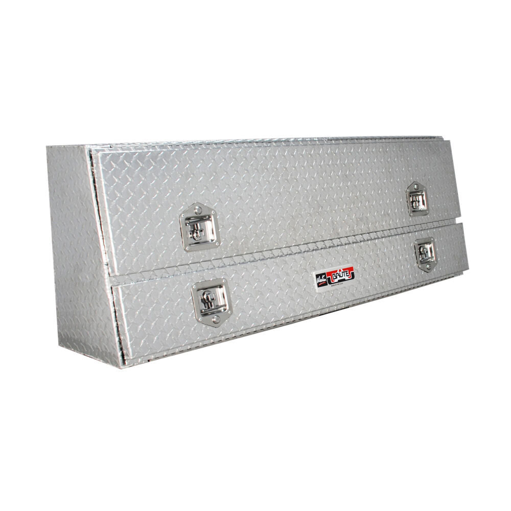 WESTIN Brute Contractor TopSide Tool Box 80-TBS200-72, 72-Inch Double-Lid Aluminum Diamond Plate