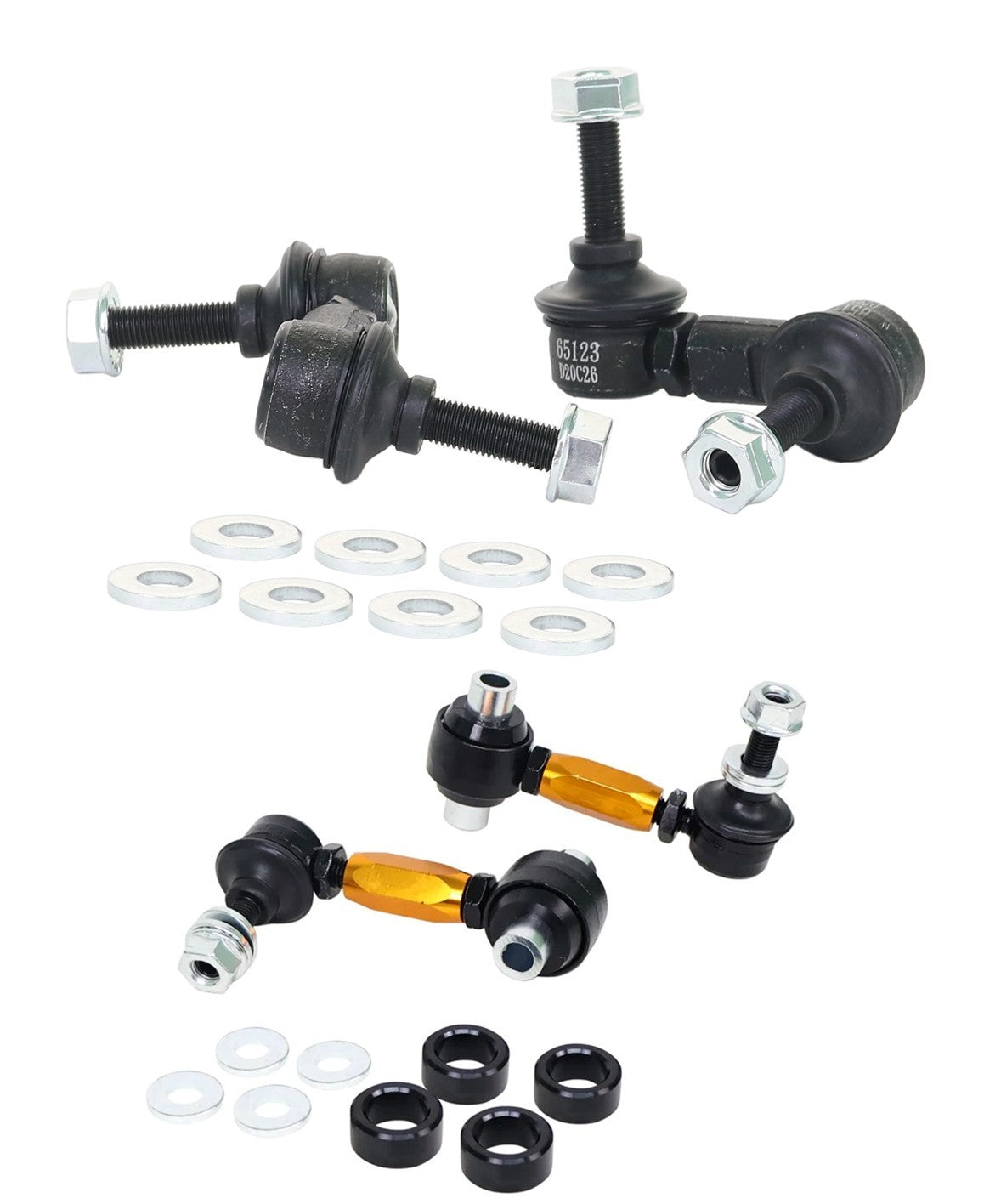 Whiteline Adjustable Sway Bay Link Kit Sway Bar Bushings and Mounts KLC262