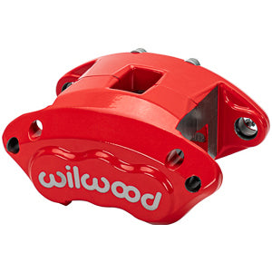 Wilwood 120-11875-RD D154 Two-Piston Brake Caliper for 12.19 in Rotor, Red