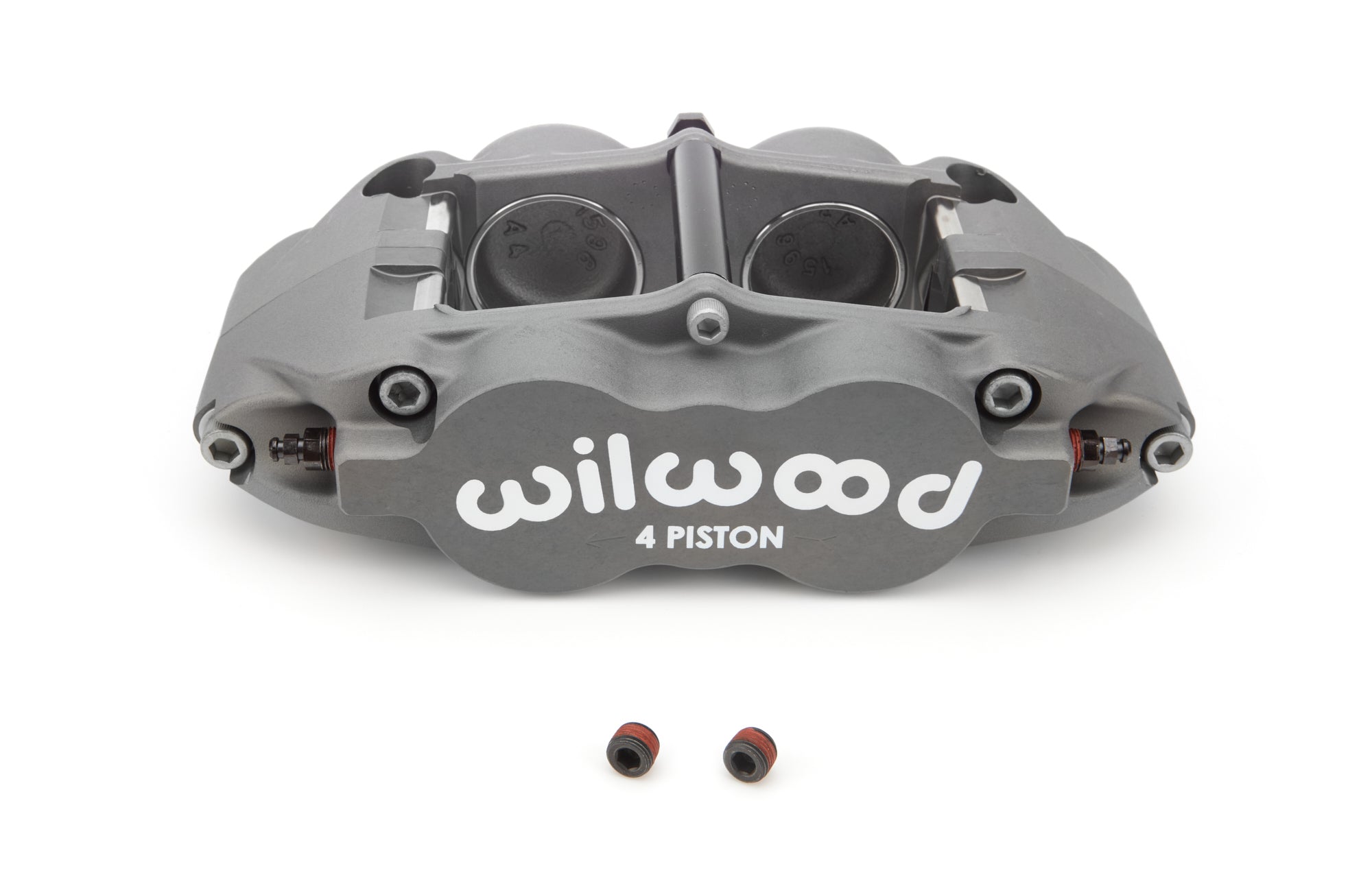 Wilwood 120-13827 Superlite FSL 4-Piston Left-Hand Brake Caliper, Gray Anodized Aluminum
