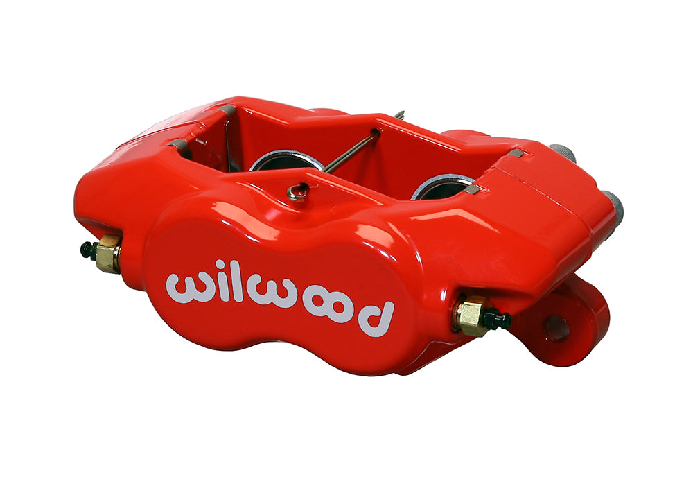 Wilwood Dynalite 4-Piston Brake Caliper for .810-Inch Rotors, Red Powder Coat, Part 120-13844-RD