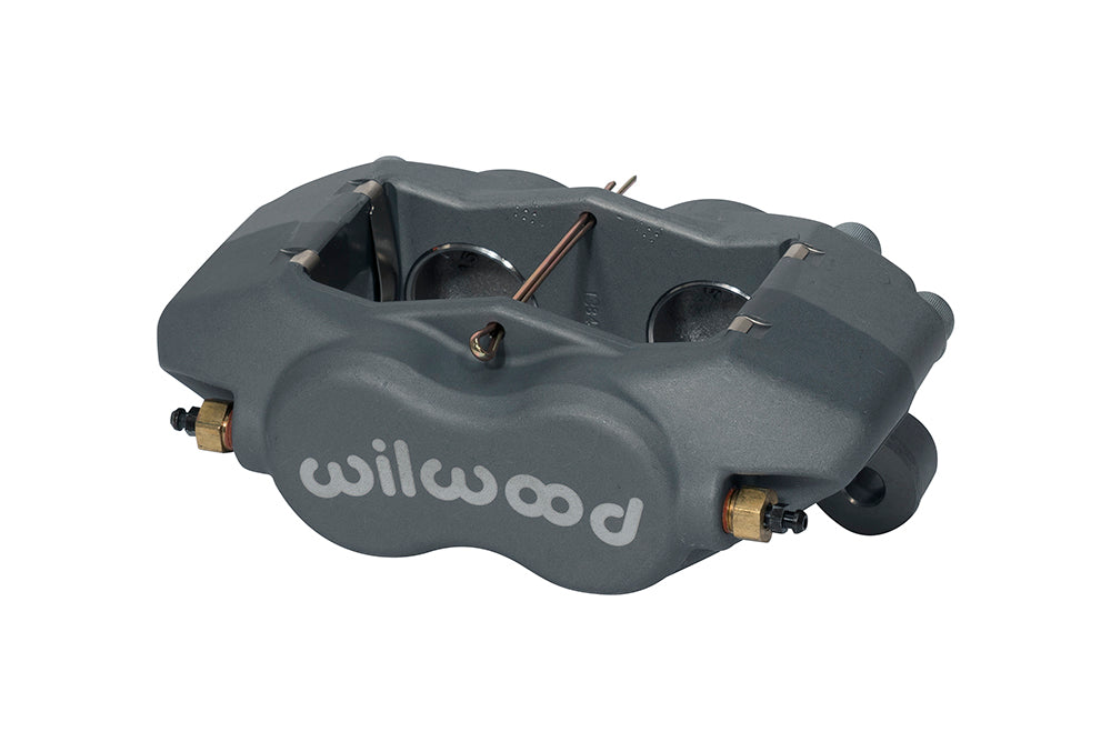 Wilwood Dynalite FDL 4-Piston Brake Caliper for 0.810-Inch Rotor, 5.250-Inch Mount, Gray Anodized - Part 120-13844