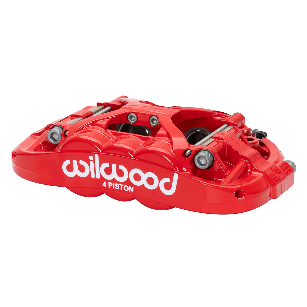 Wilwood XRS4R 4-Piston Brake Caliper for 14-Inch x 1.10-Inch Rotors, Red - 120-17205-RD