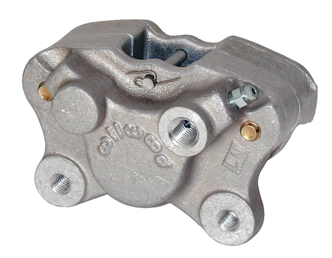 Wilwood PS-1 Passenger-Side 2-Piston Aluminum Brake Caliper, Clear Anodized, Part 120-8373
