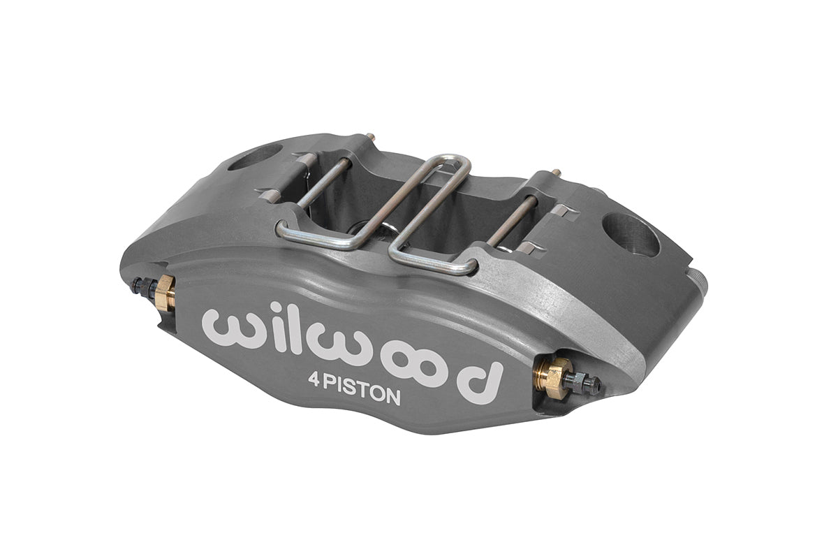 Wilwood Powerlite 4-Piston Brake Caliper, Gray Anodized, Part Number 120-8729