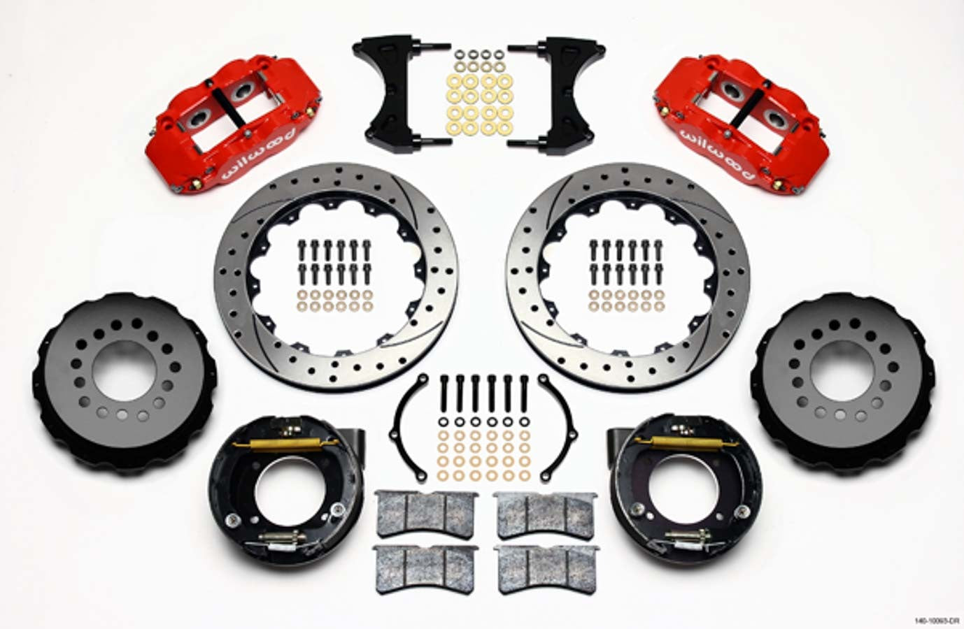 Wilwood 140-10093-DR Dynalite Rear Brake Kit for 1967-1972 GM C10 Pickup