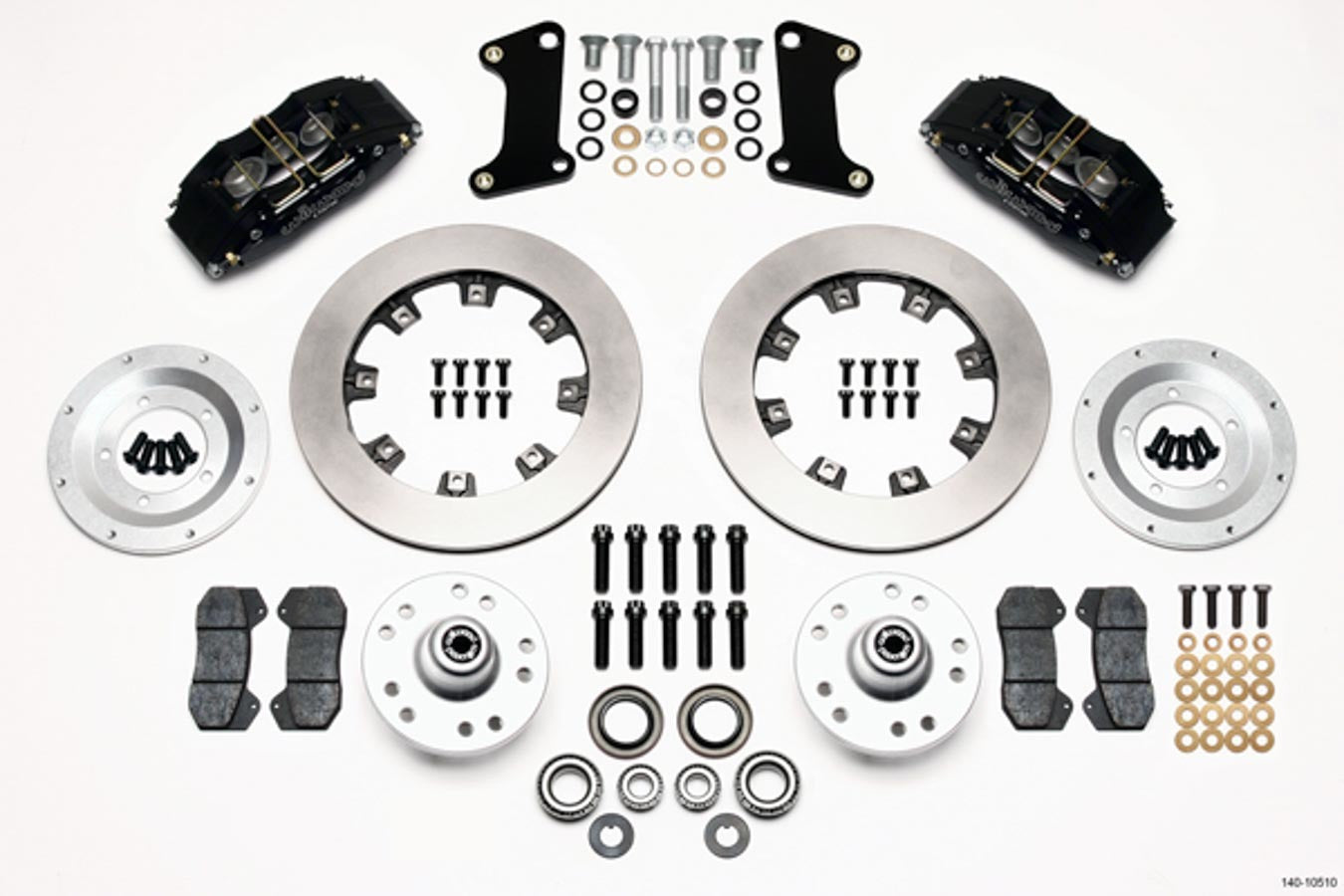 Wilwood 140-10510 Forged Dynapro 6 Front Big Brake Kit for 1963-1974 GM Vehicles