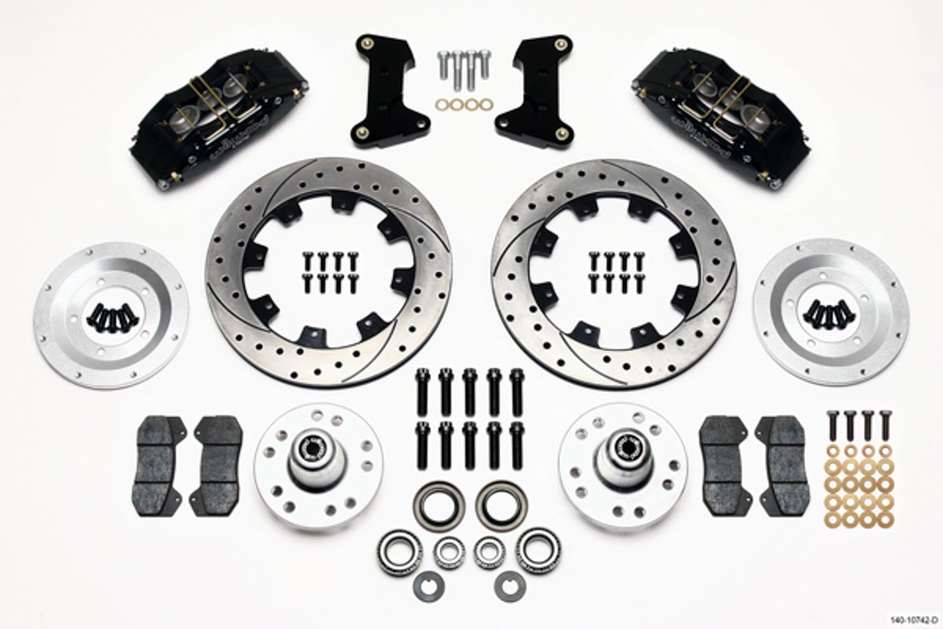 Wilwood 140-10742-D Dynapro 6 Front Big Brake Kit for 1974–1978 Ford and Mercury