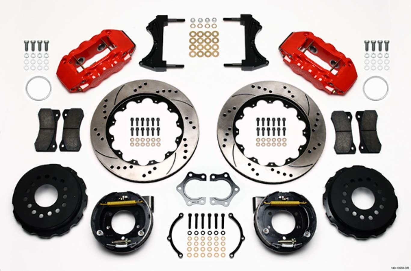 Wilwood AERO4 Rear Big Brake Kit 140-10950-DR for 2005-2014 Ford Mustang