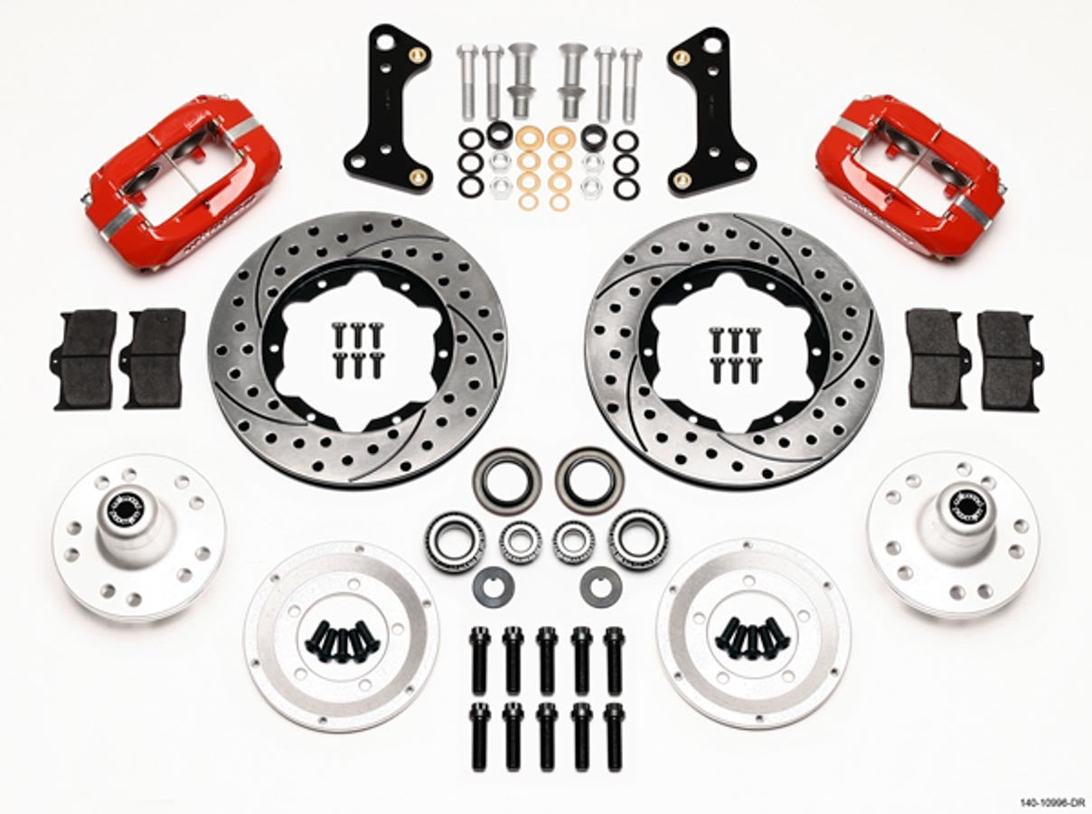 Wilwood 140-10996-DR Dynalite Front Brake Kit for 1964-1974 GM A-Body, F-Body and X-Body