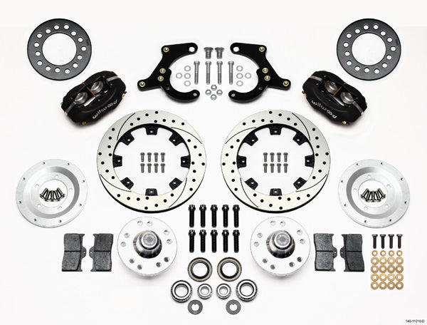 Wilwood 140-11010-D Dynalite Front Brake Kit for 1955-1957 Chevy Full-Size Cars