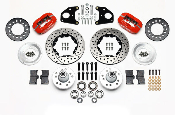 Wilwood 140-11020-DR Dynalite Pro Series Front Disc Brake Kit for Mopar B-Body and E-Body