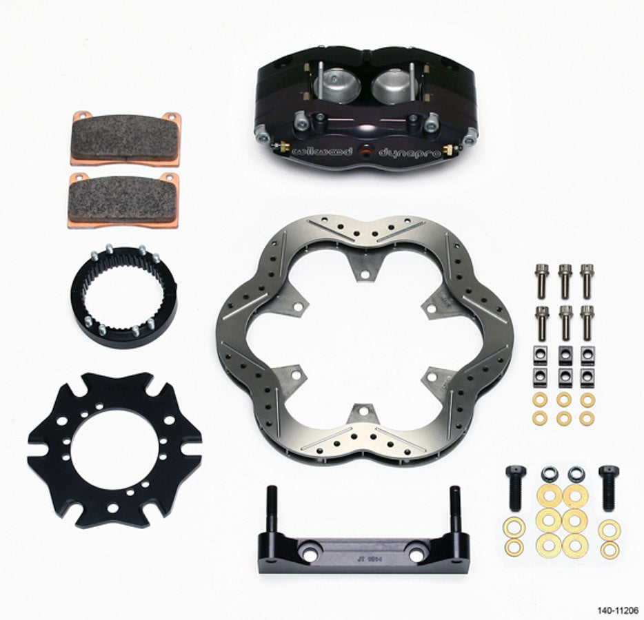 Wilwood 140-11206 Dynalite Rear Inboard Sprint Car Brake Kit with 10.5-Inch Scalloped Rotor