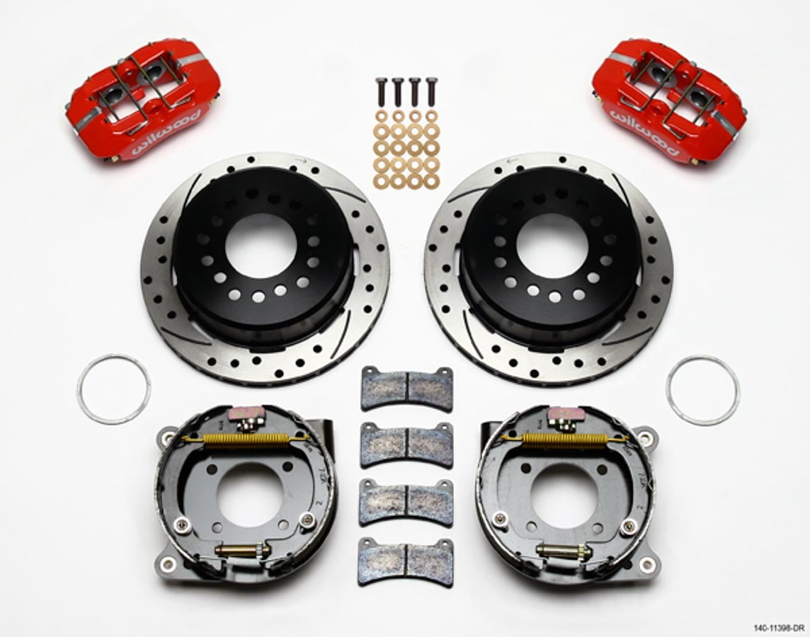 Wilwood Dynapro Rear Disc Brake Kit for GM 12-Bolt with Parking Brake, Part 140-11398-DR